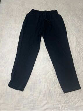 Everyday Black Jogger Pants with Elastic Waist